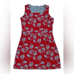 Mossimo Supply Co Red and Blue Reversible Dress, M